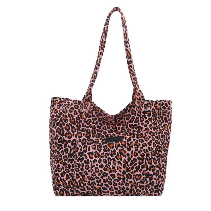 Eco-Friendly Reusable Leopard Print Tote Bag Bowlift