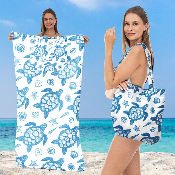 Tote bag in stylish lotus design Bowlift