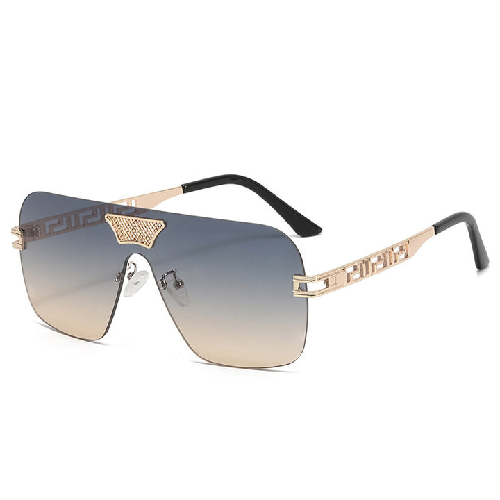 Women's fashionable sunglasses in a futuristic style with outstanding frame Bowlift