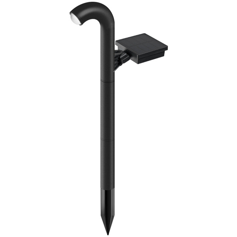 Decorative Solar Pathway Projection Lights With Adjustable Curved Head Stake Mount Bowlift
