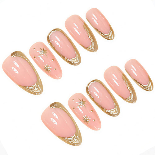Elegant Gold Foil Accent Nail Art Kit Bowlift
