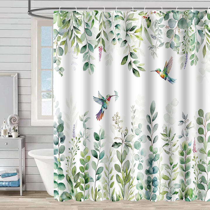 Nature-Inspired Shower Curtain Bowlift