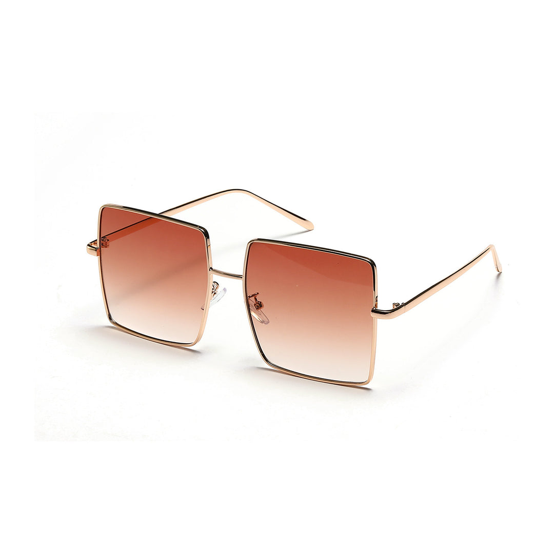 Women's Square Sunglasses with an Elegant Frame Construction Bowlift