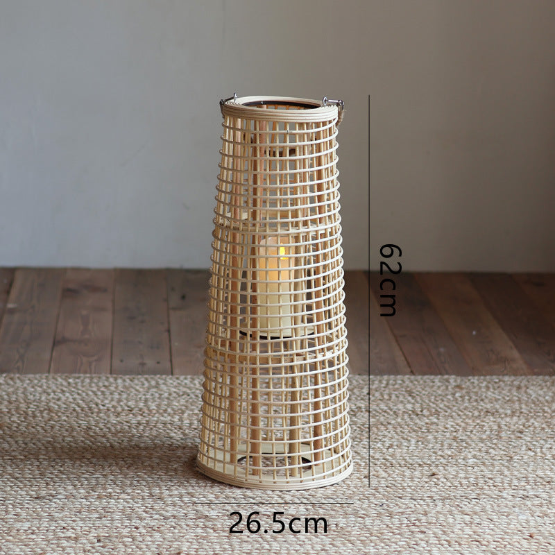 High-quality basket lamp in natural design Bowlift