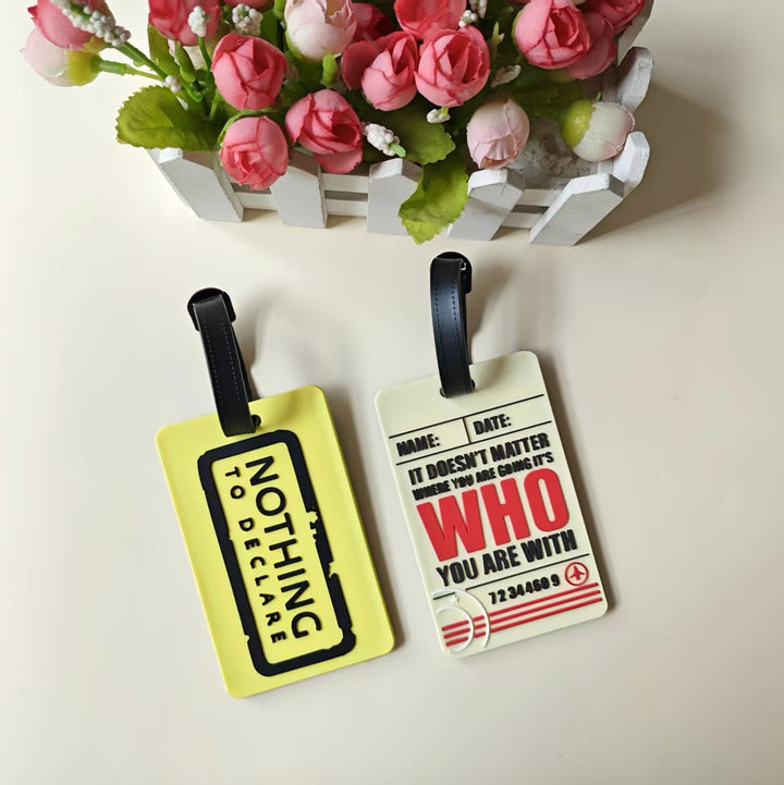 Unisex Creative Destination-Themed Luggage Tag Bowlift
