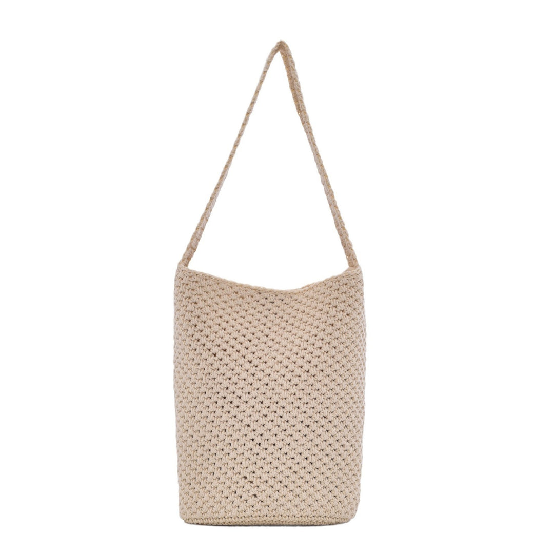 Crochet Tote Bag In Minimalist Design Bowlift