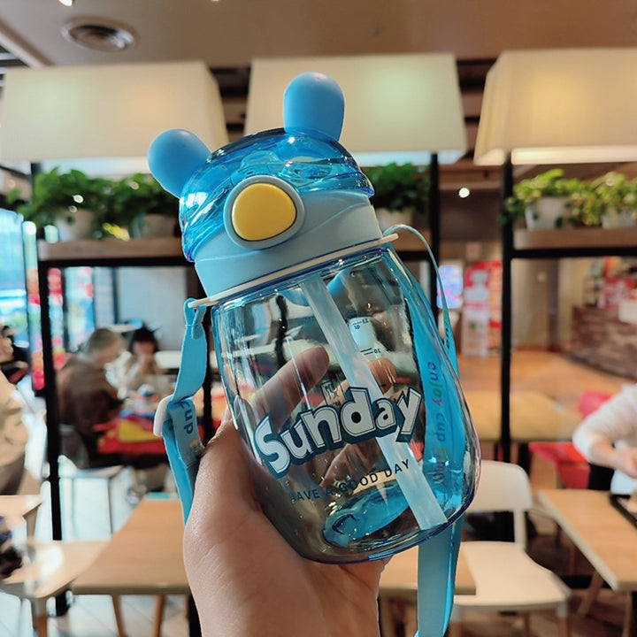 Women's Playful Water Bottle with Animal Ears Bowlift
