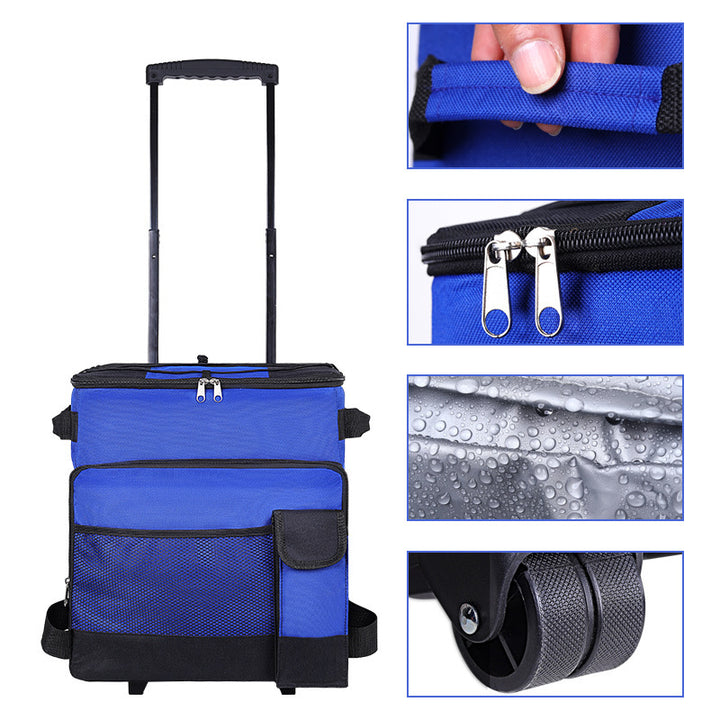 Women’s cooler trolley with expandable storage Bowlift