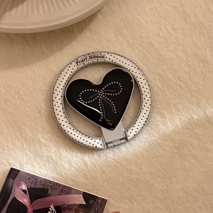 Heart-shaped hand mirror Bowlift