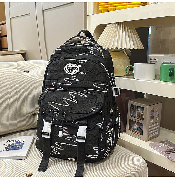 Fashion-Forward Utility School Backpack Bowlift