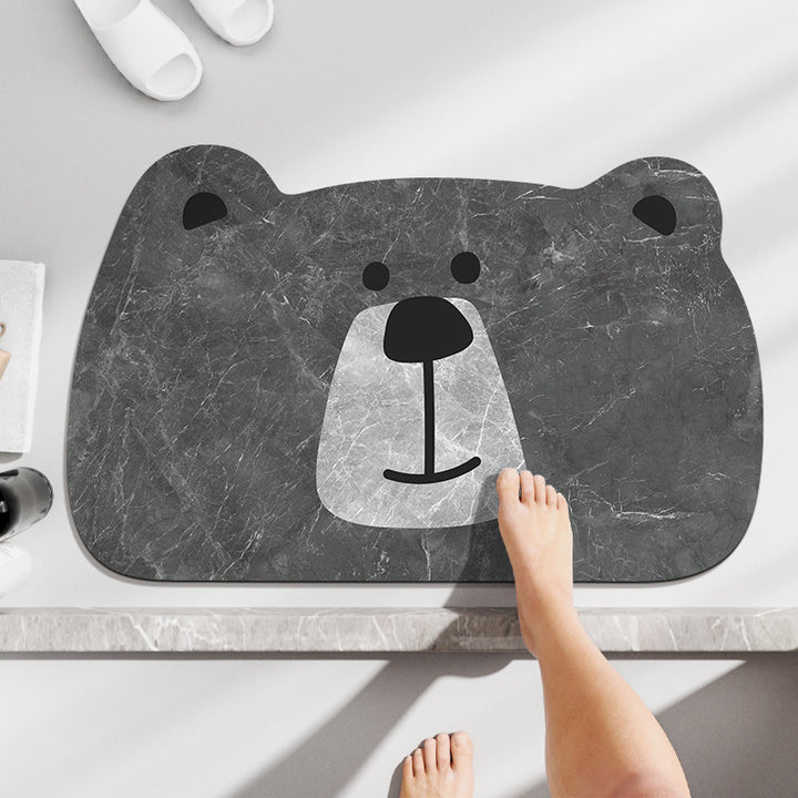 Adorable Frog-Shaped Bath Mat