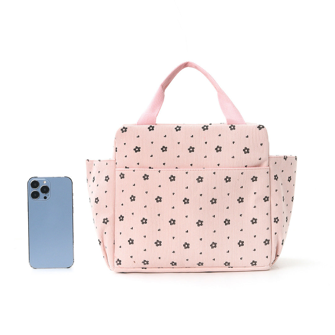 Practical Organizer Bag with Floral Design Bowlift
