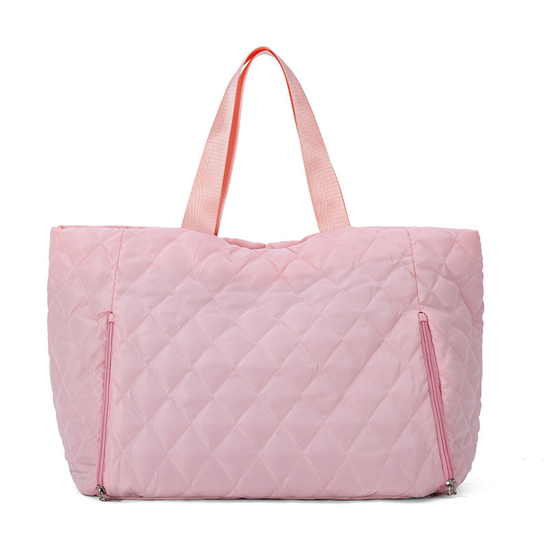 Spacious Quilted All-Purpose Tote Bag Bowlift