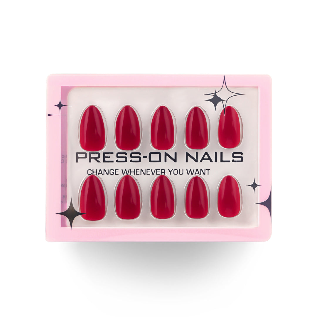 Artificial press-on nails in an elegant oval design Bowlift