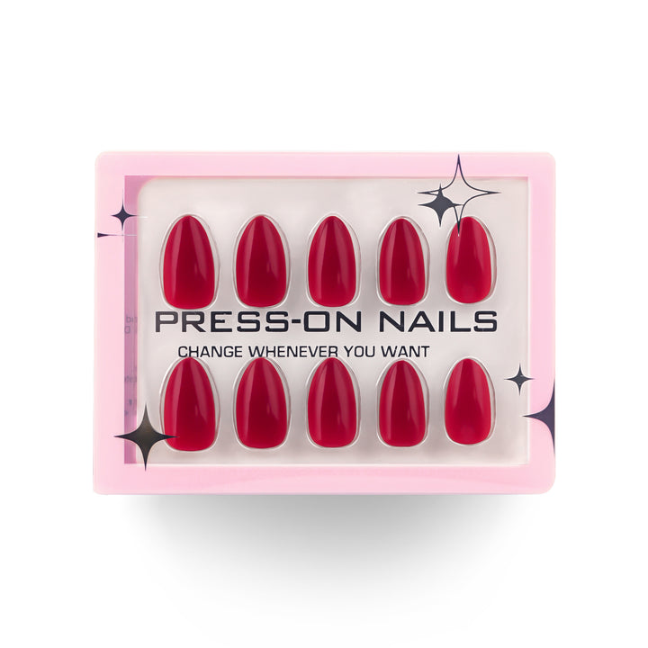Artificial press-on nails in an elegant oval design Bowlift