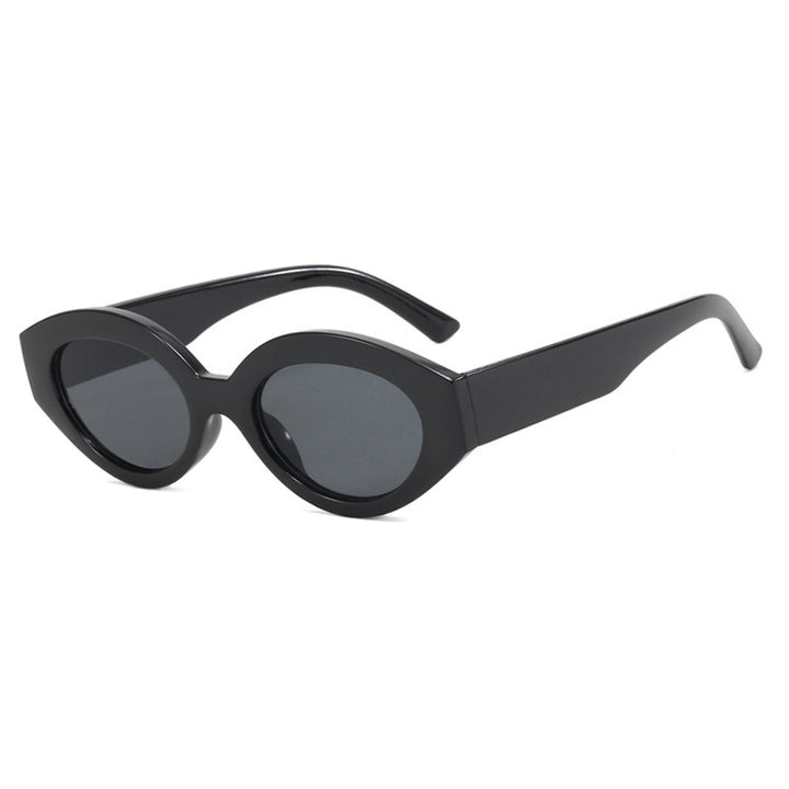 Ladies trendy cat-eye sunglasses with animal print Bowlift