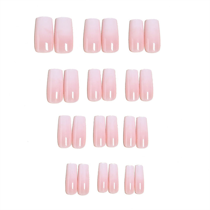 Artificial nail set in modern ombre design Bowlift