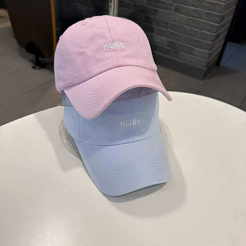 Unisex Casual Cotton Baseball Cap with Embroidered Message Bowlift
