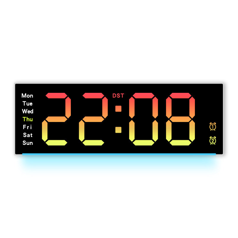 Digital wall clock with temperature sensor Bowlift