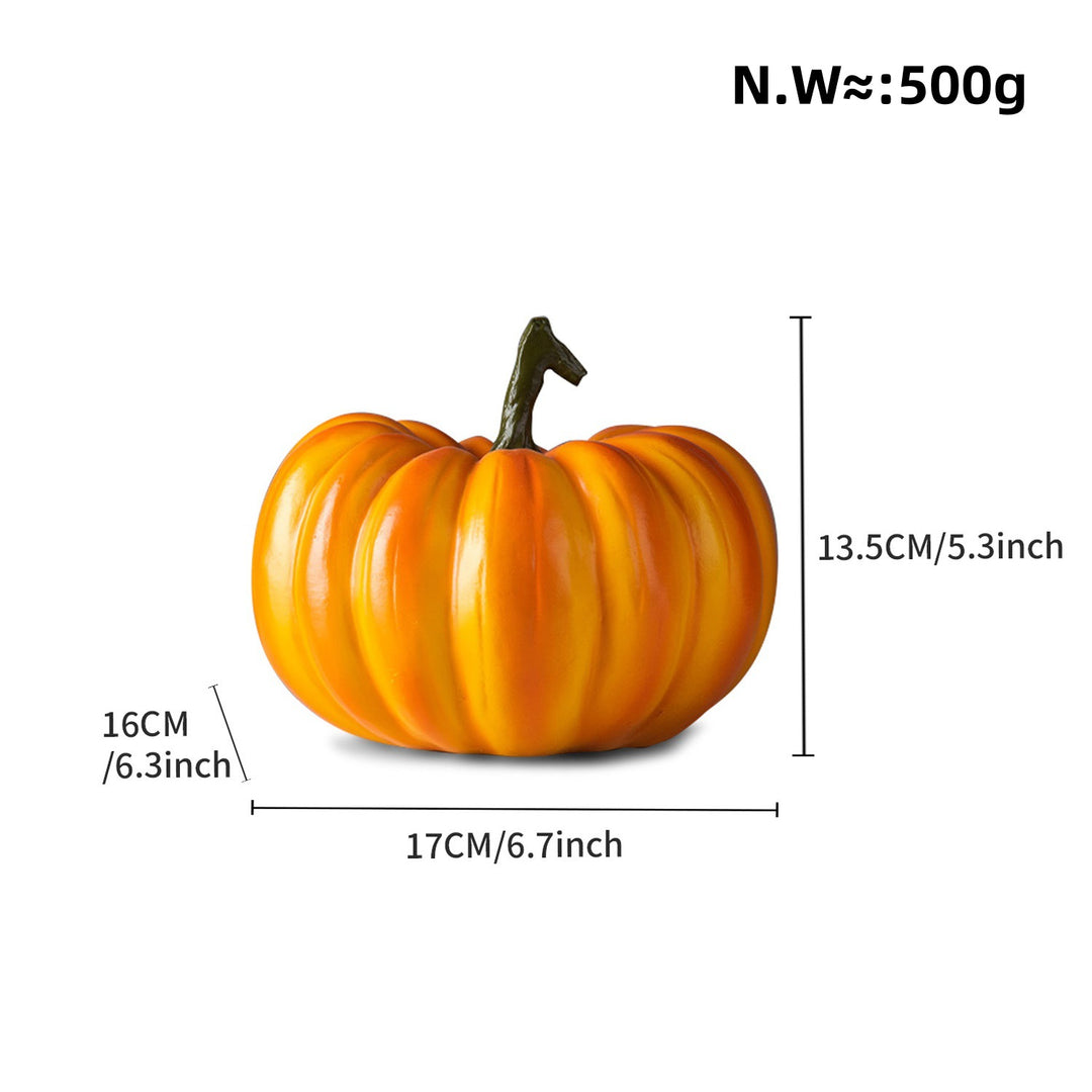 Decorative pumpkin figure as autumn probe Bowlift