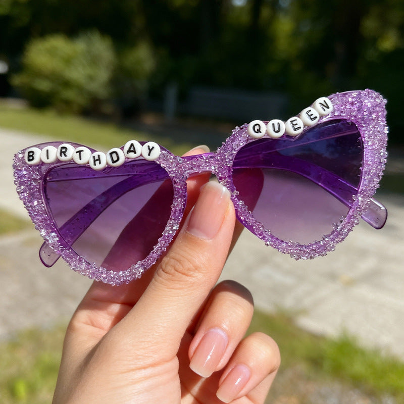 Heart-Shaped Celebration Sunglasses Bowlift