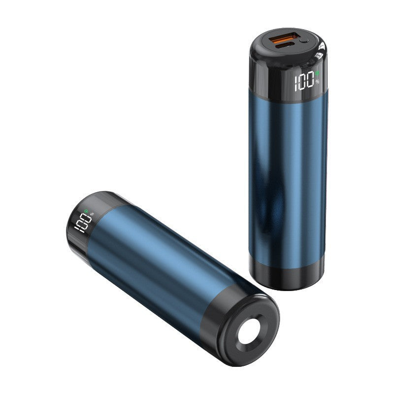 Power bank with digital charging display and integrated flashlight Bowlift