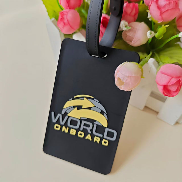 Unisex Retro Puzzle-Themed Luggage Tag Bowlift