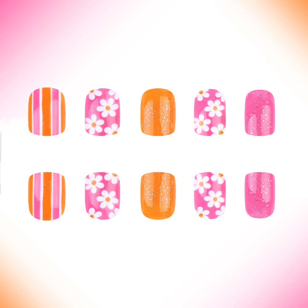 Vibrant Floral Nail Art Kit Bowlift