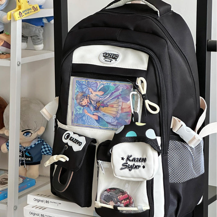 Large Capacity Comic-Inspired Backpack