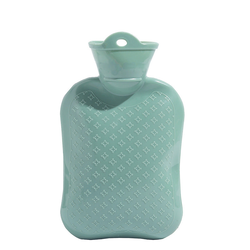 Reusable Hot Water Bottle with Textured Anti-Slip Surface and Wide Funnel Bowlift