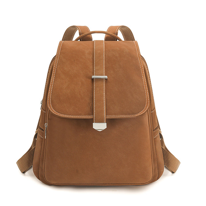 Stylish Faux Leather Backpack Bowlift