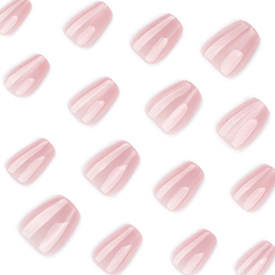 Artful nail art with elegant shimmer effect Bowlift