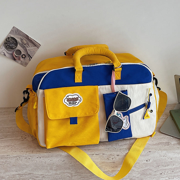 Multi-Compartment Travel Duffle Bag
