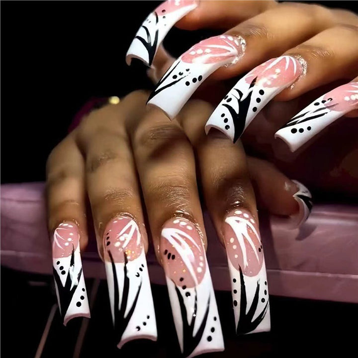 Artistic Press-On Nail Designs Bowlift