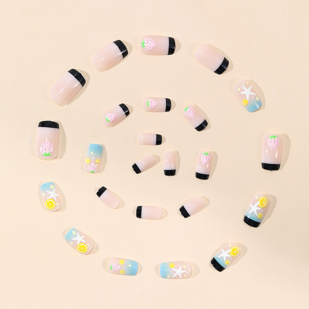 Tropical Beach-Themed Nail Art Kit Bowlift