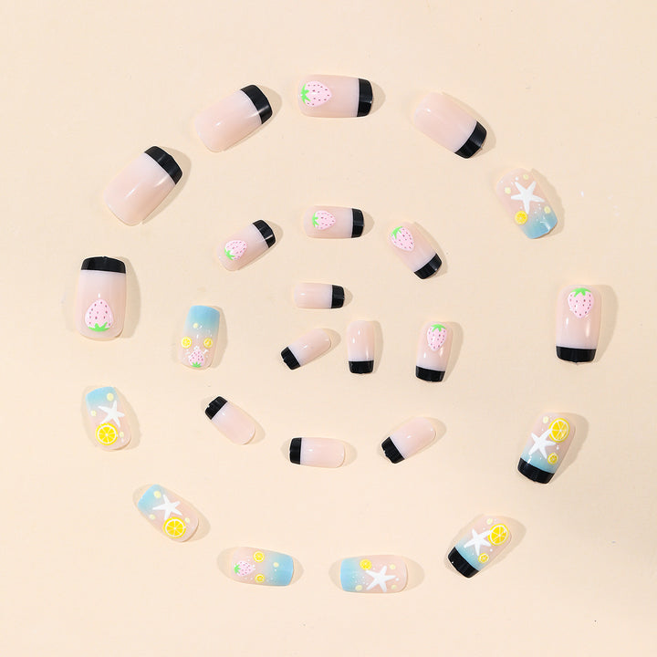 Tropical Beach-Themed Nail Art Kit Bowlift