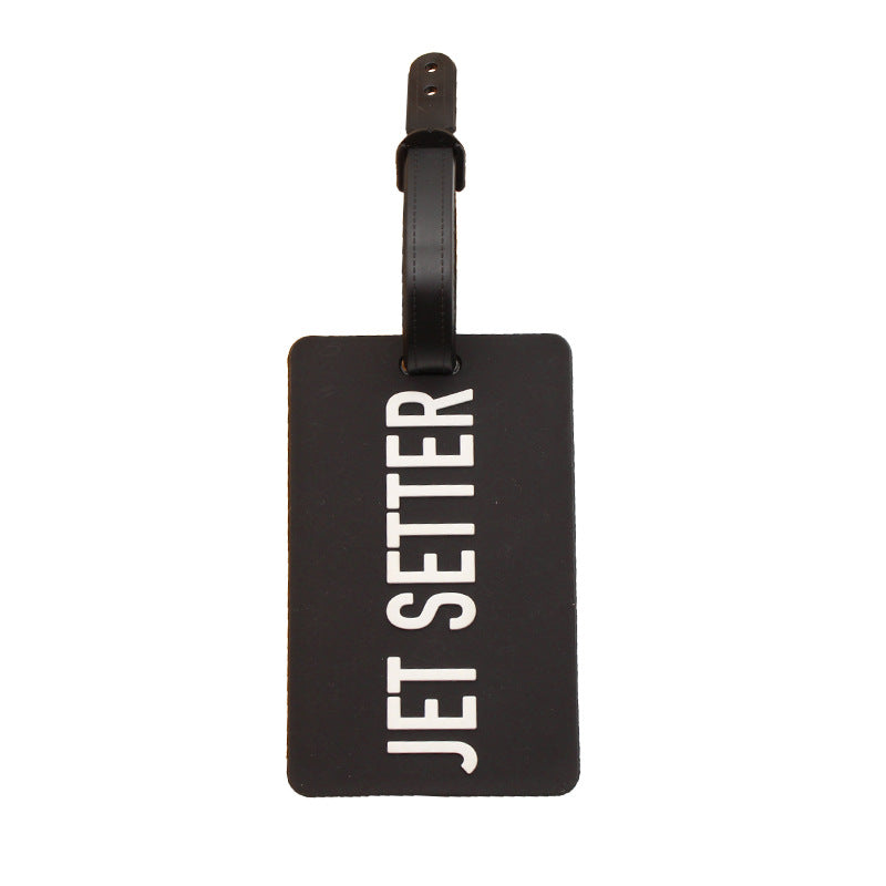Unisex Luggage Tag with Smart Safety Message Bowlift