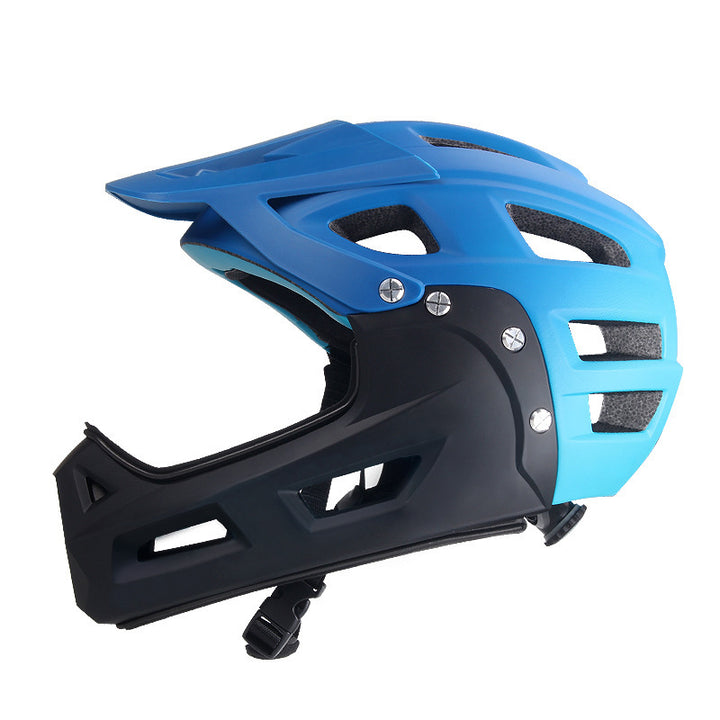 Full-Face Mountain Biking Helmet Bowlift