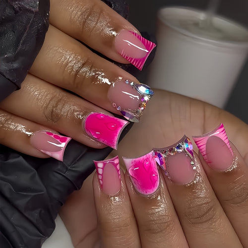 Artistic 3D Nail Art Extensions Bowlift