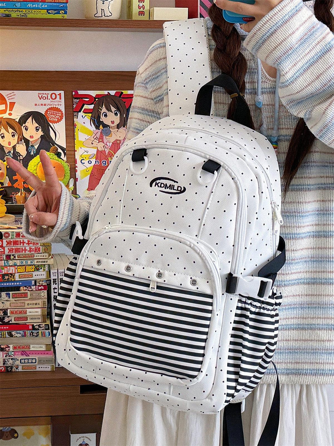 Multi-Pocket Student Backpack Bowlift