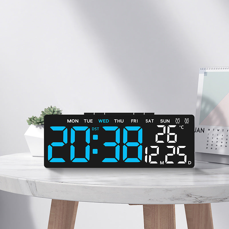 Digital multifunction alarm clock with large display Bowlift
