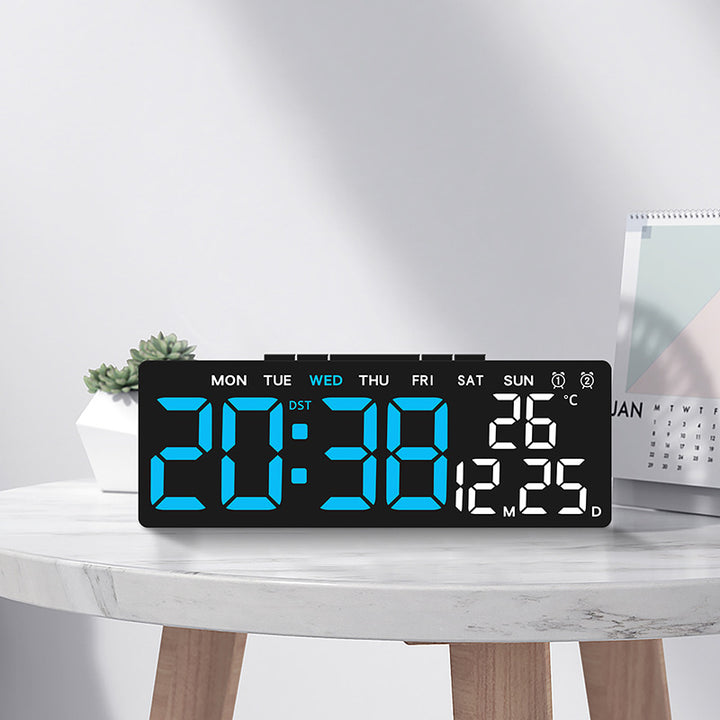 Digital multifunction alarm clock with large display Bowlift