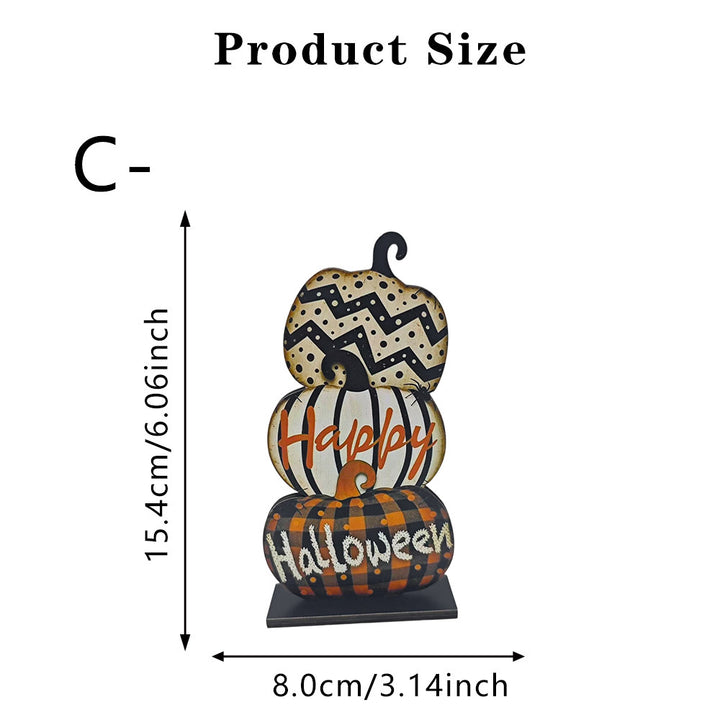 Halloween decoration figure with stacked pumpkins Bowlift
