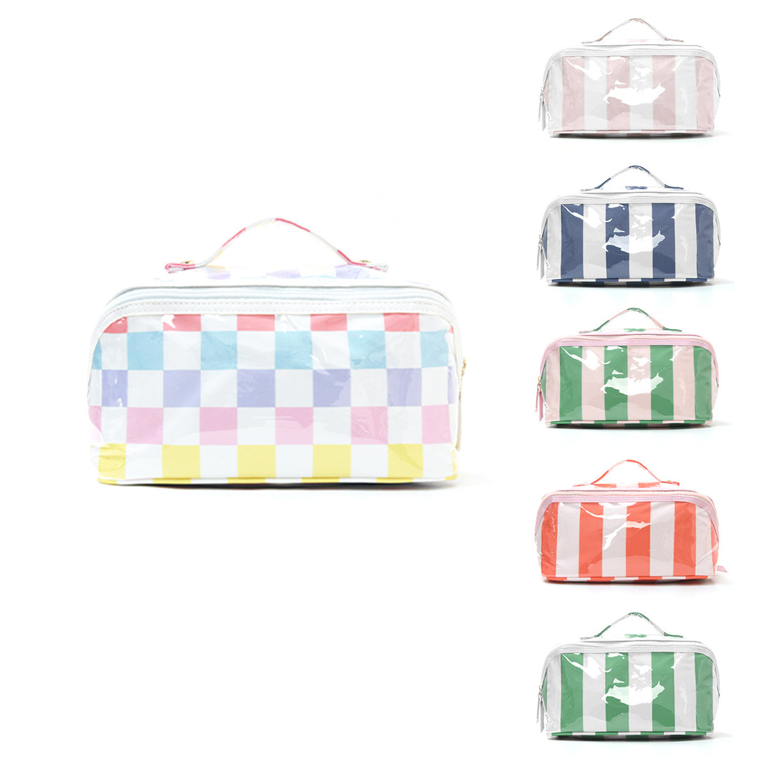 Cosmetic storage bag with multiple compartments Bowlift