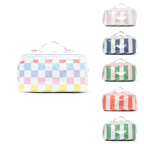 Cosmetic storage bag with multiple compartments Bowlift