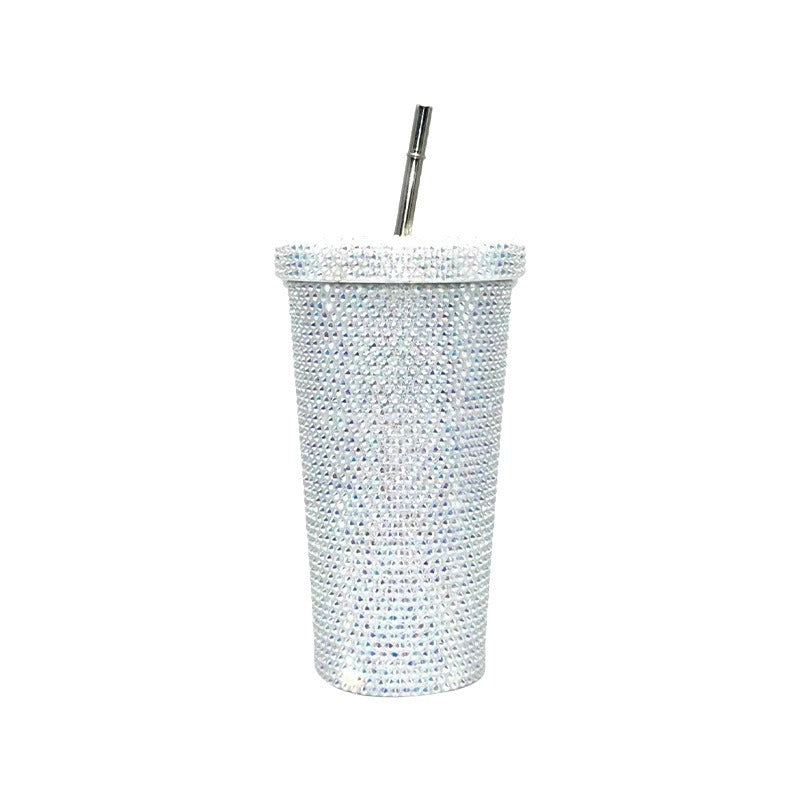 Rhinestone-Studded Travel Cup Bowlift