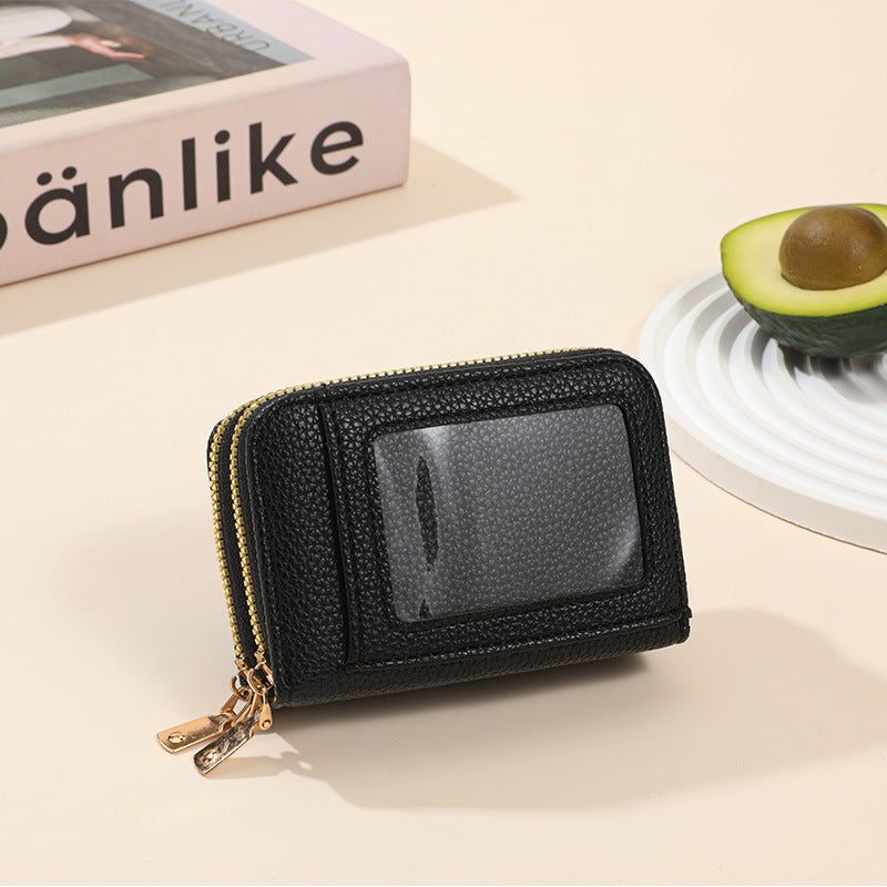 Compact Multi-Pocket Zippered Wallet Bowlift