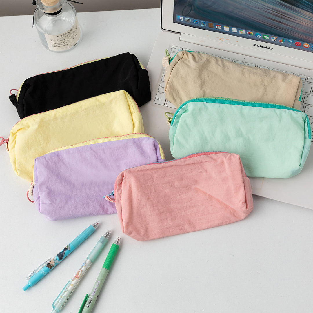 Zippered Multi-Compartment Pencil Case Bowlift