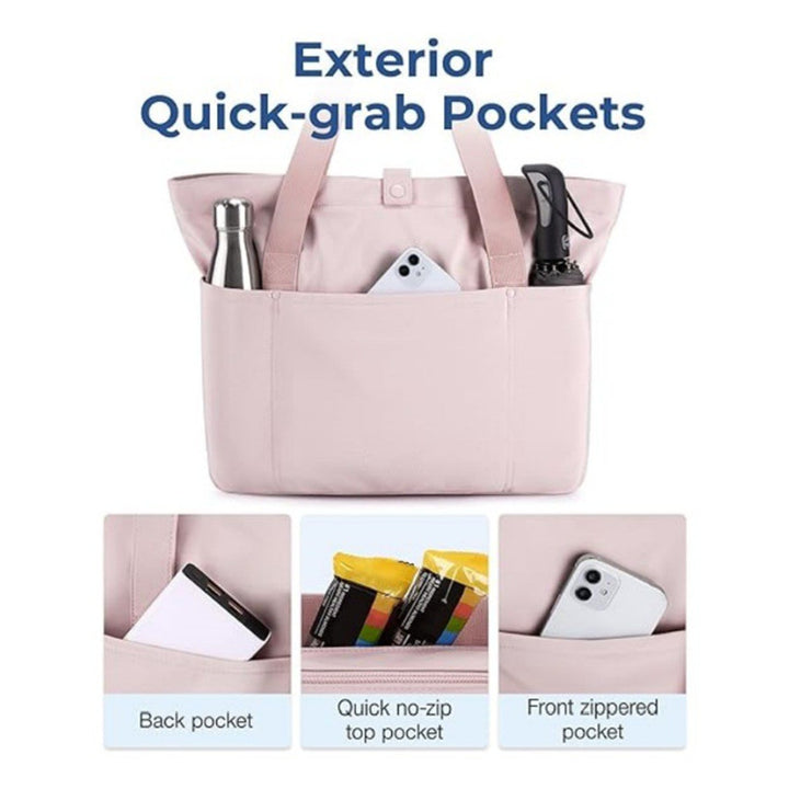 Spacious shoulder bag with removable inner pocket Bowlift