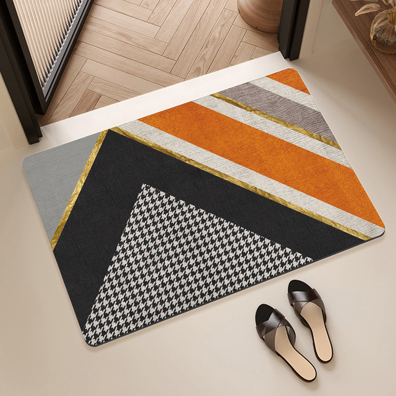 Abstract Modern Bath Mat Bowlift